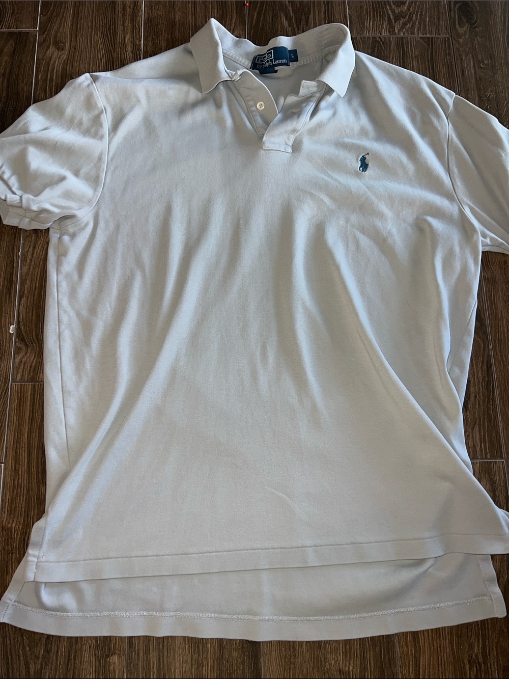 Ralph Lauren Men’s Light Blue Logo Polo Shirt